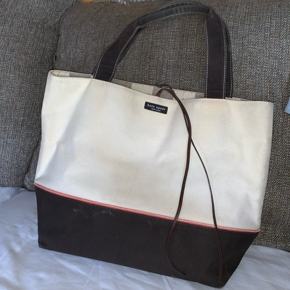 Gently Loved .. Kate Spade Canvas Bag “Finn” - Picture 1 of 10